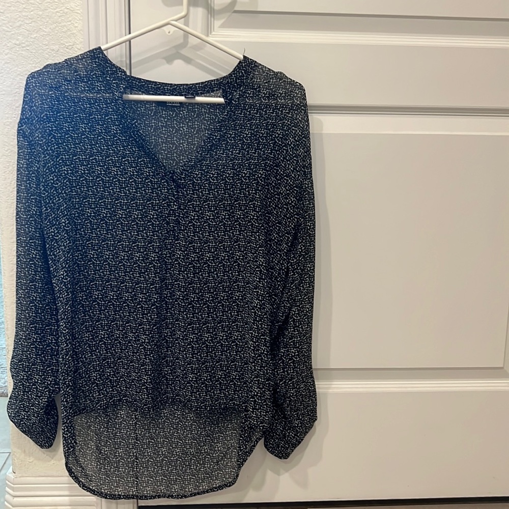 A.n.a size small black blouse